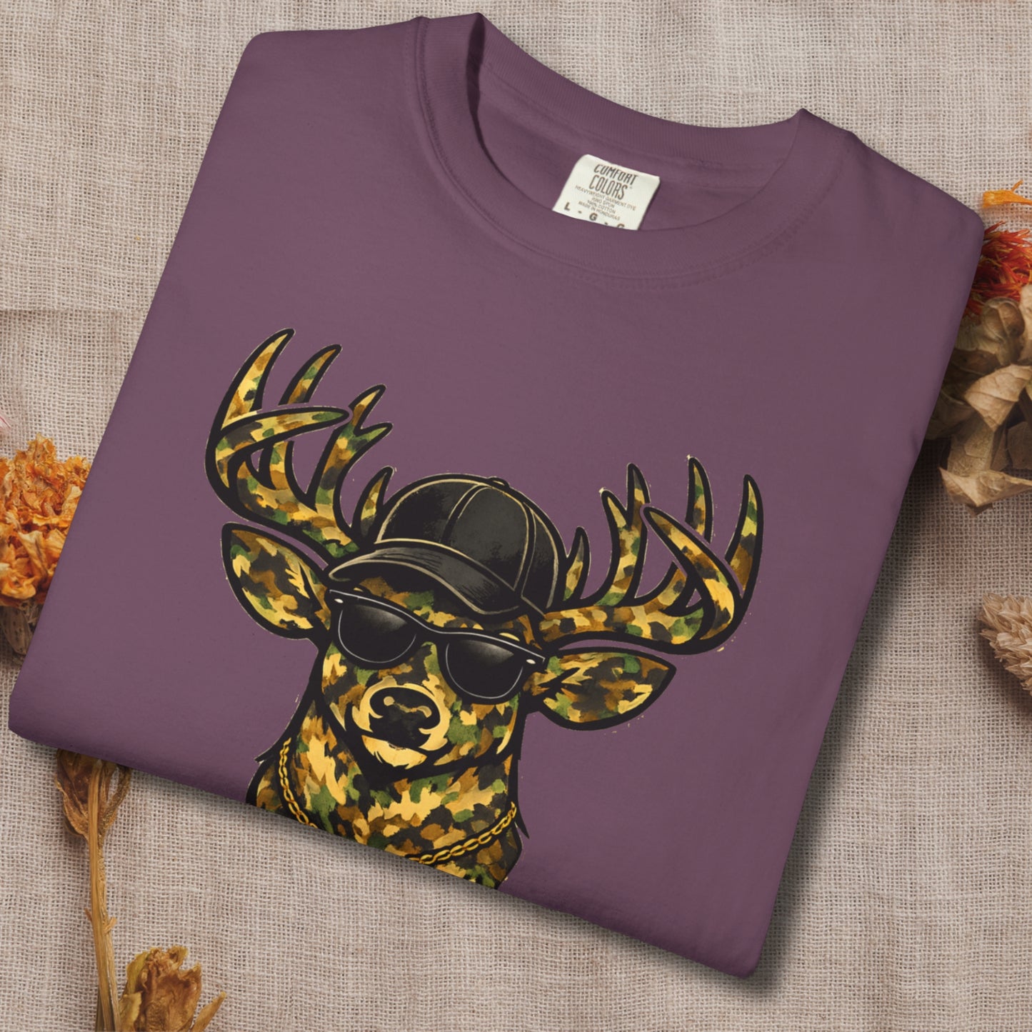 Camo Deer Hunting Buck Unisex T-shirt