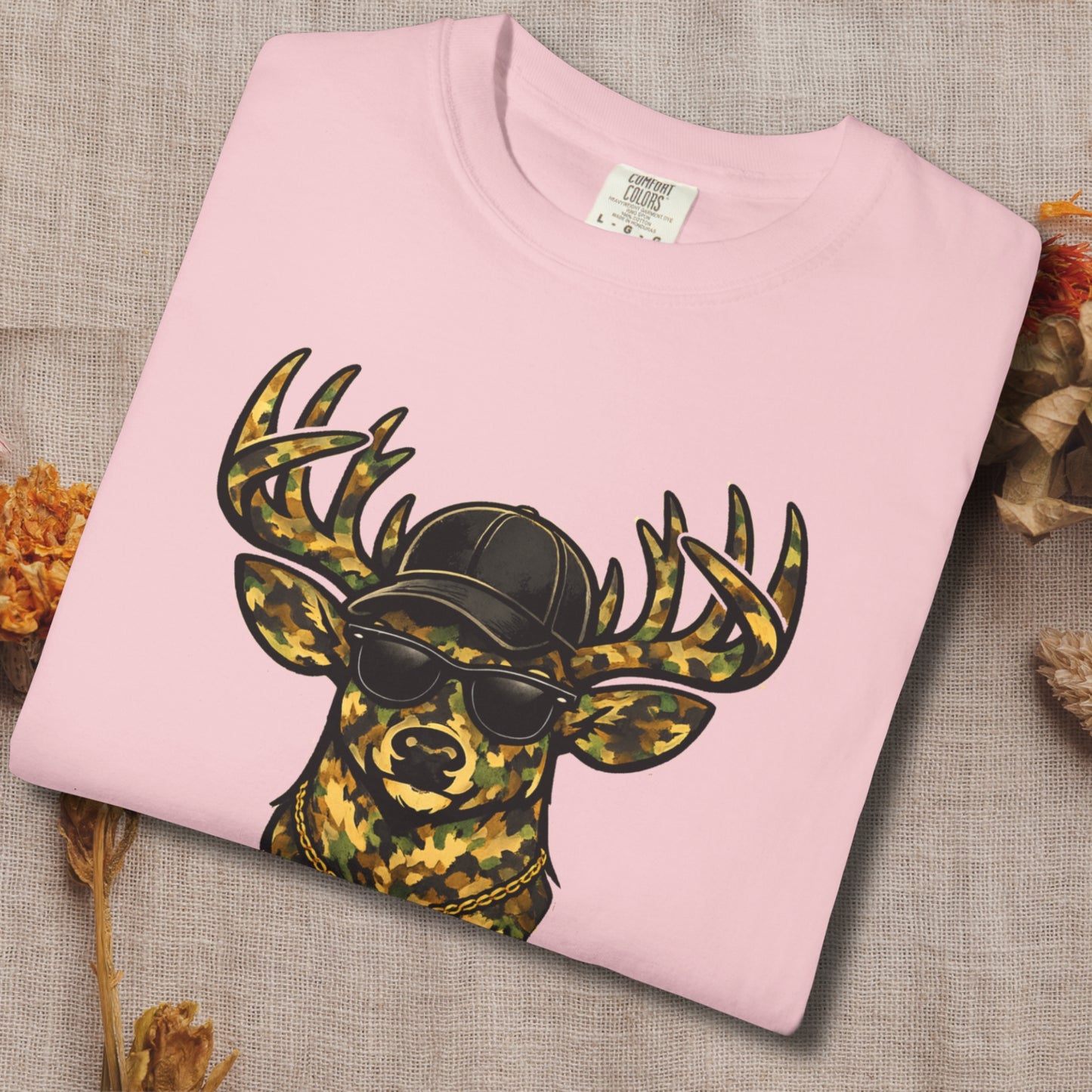 Camo Deer Hunting Buck Unisex T-shirt