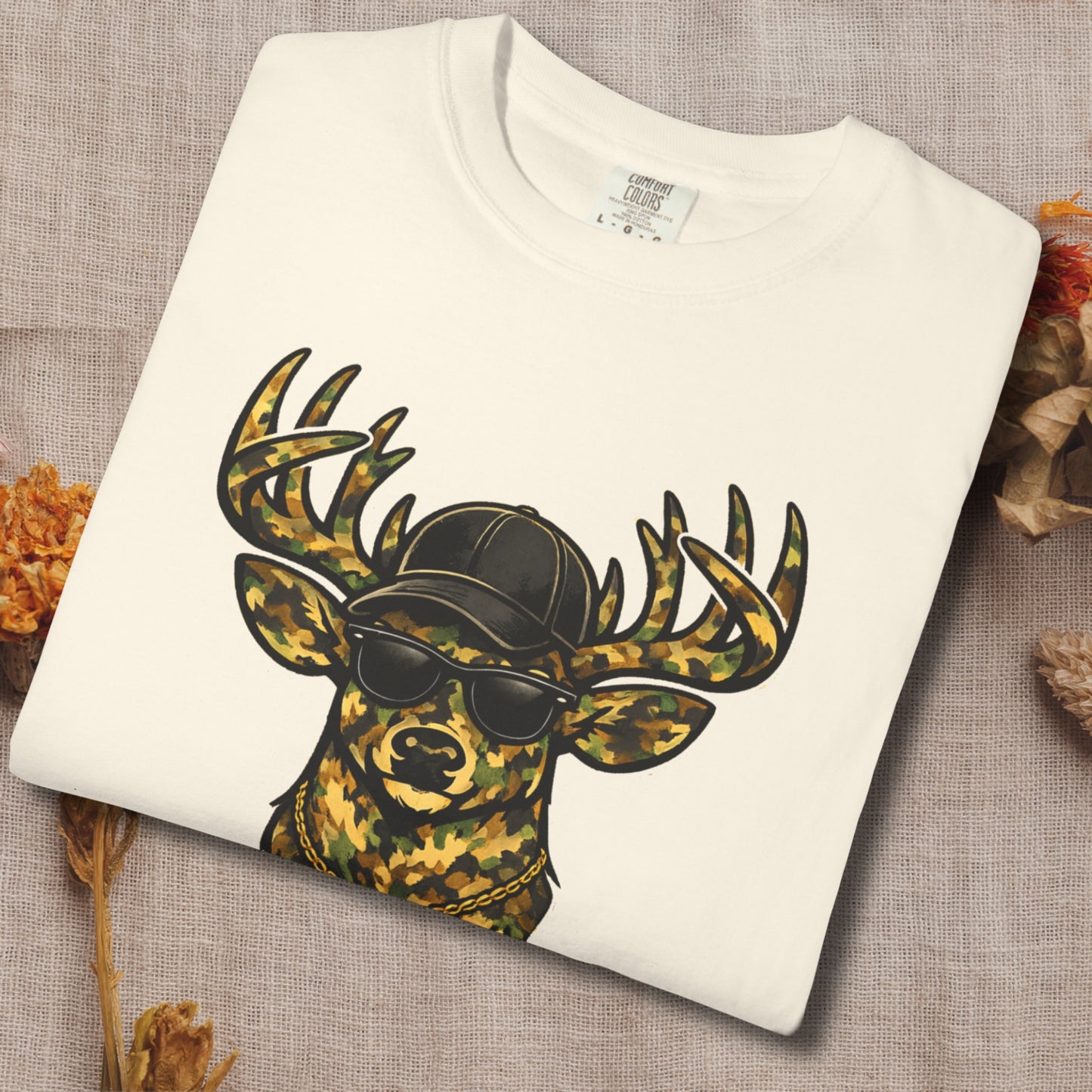 Camo Deer Hunting Buck Unisex T-shirt