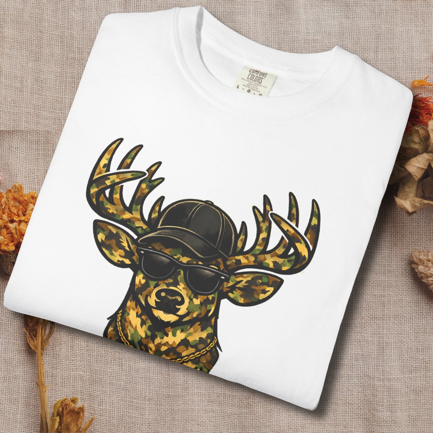 Camo Deer Hunting Buck Unisex T-shirt
