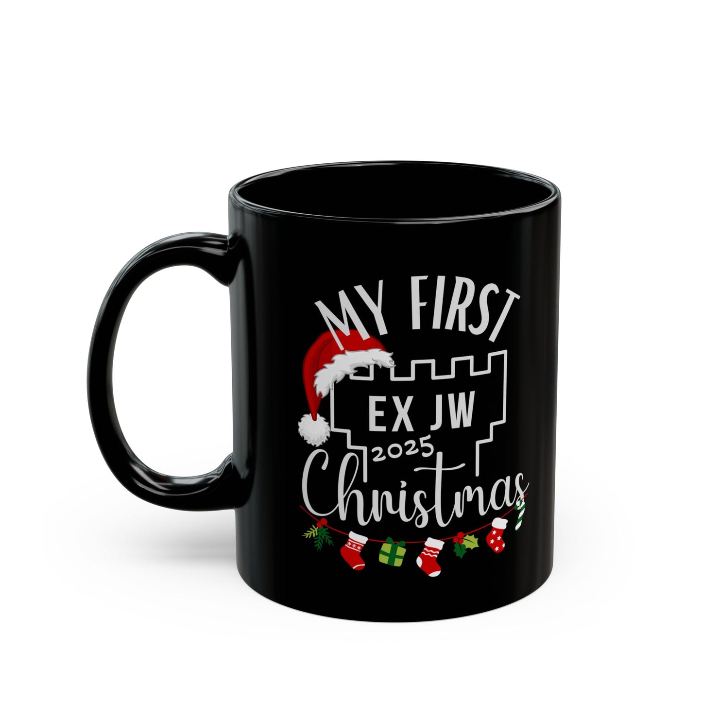 My First Ex JW Christmas Mug, Cult Survivor Gift in White or Black