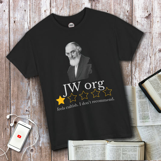 Ex Jw Parody Charles Taze Russell JW Org Review Funny T-shirt