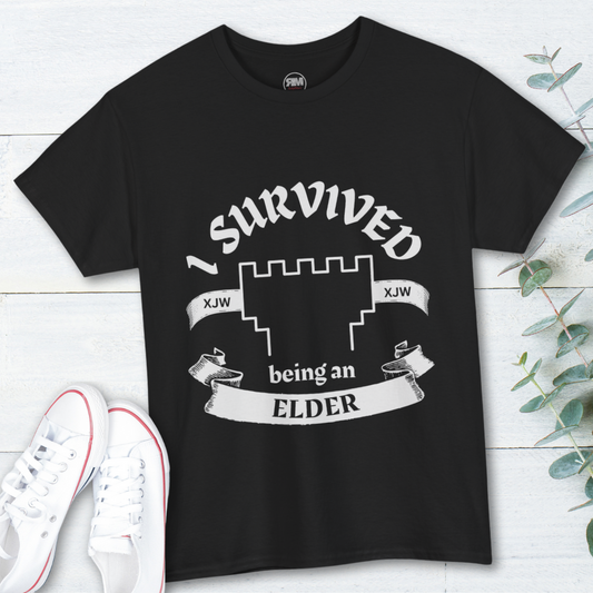 I Survived Being an Elder T Shirt, Ex JW Cult Survivor TeeI Survived Being an Elder T Shirt, Ex JW Cult Survivor Tee