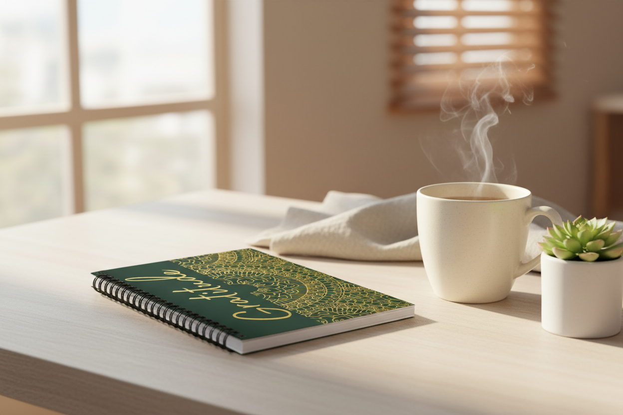 Gratitude Journal Lifestyle Mockup