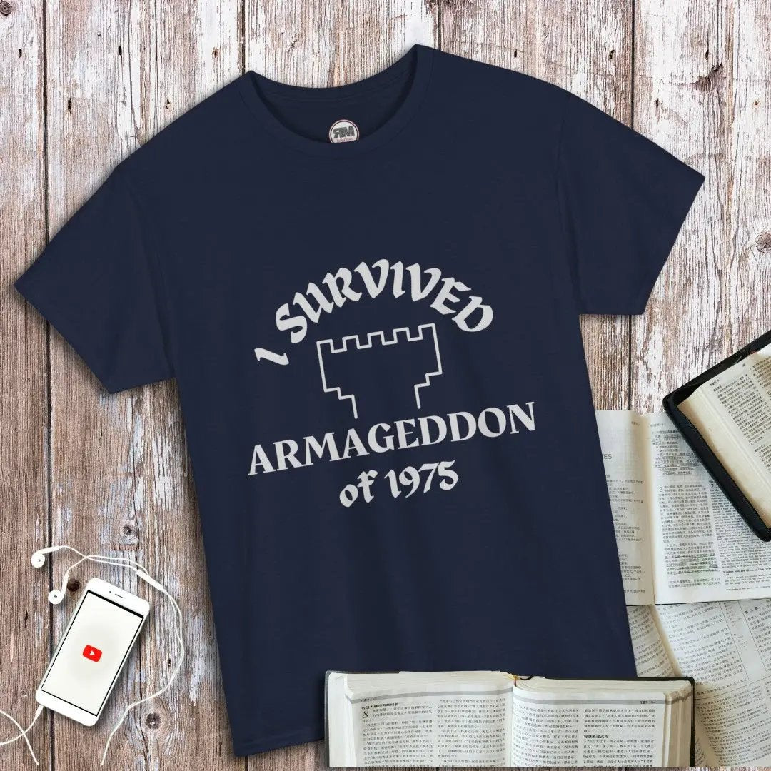 I Survived Armageddon of 1975 Ex JW Cult Survivor T Shirt, Apostate Pride Tee Printify