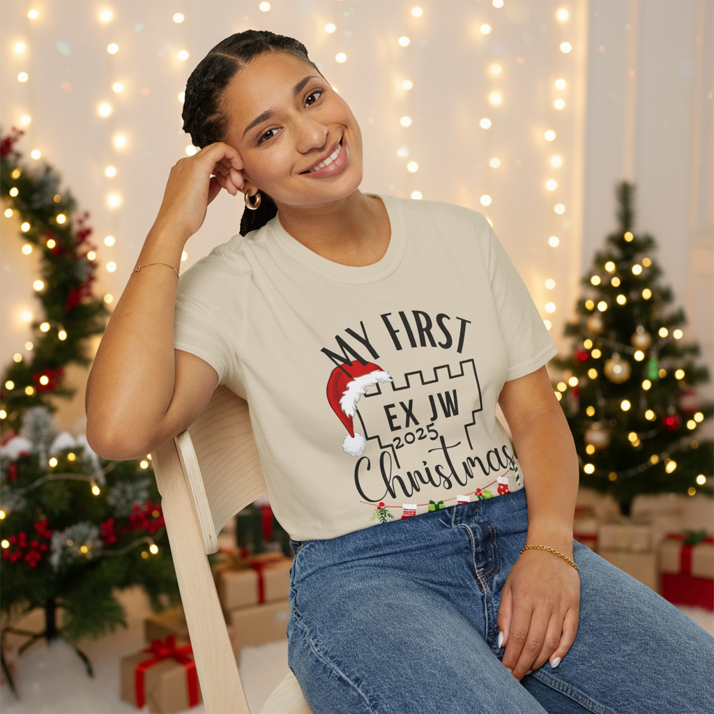 My First Ex JW Christmas T-shirt - Festive Mockup